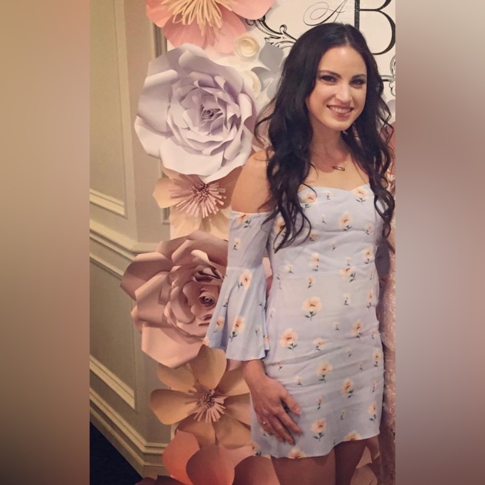 Floral Dress with Sleeves